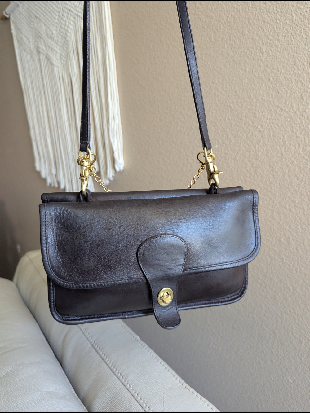 vintage 60's Coach Double Sided Satchel / Twin Clutch - Picture 3 of 15